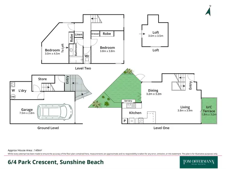 Floorplan of Homely unit listing, 6/4 Park Crescent, Sunshine Beach QLD 4567
