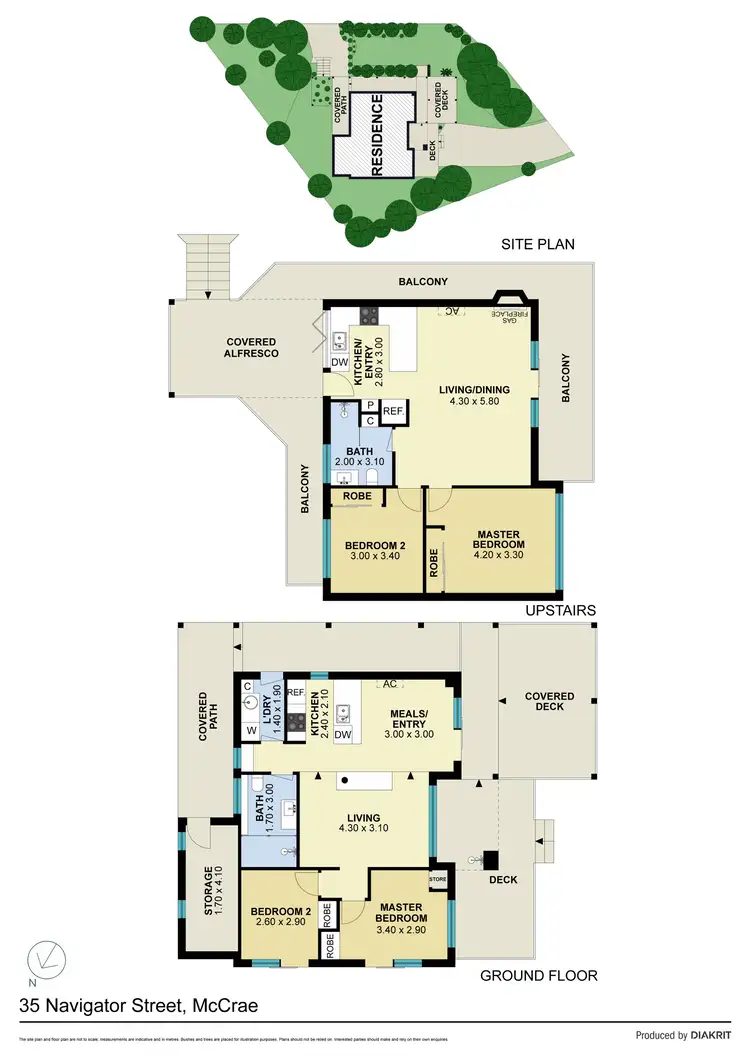 Floorplan of Homely house listing, 35 Navigator Street, Mccrae VIC 3938