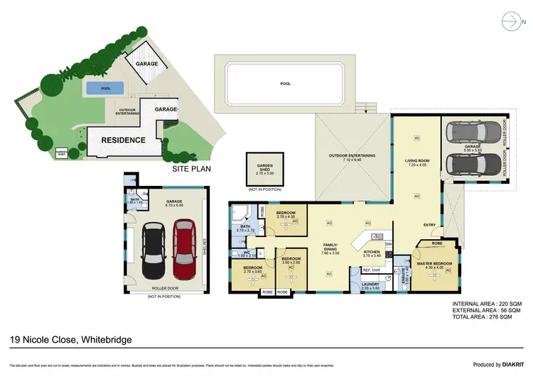 Floorplan of Homely house listing, 19 Nicole Close, Whitebridge NSW 2290