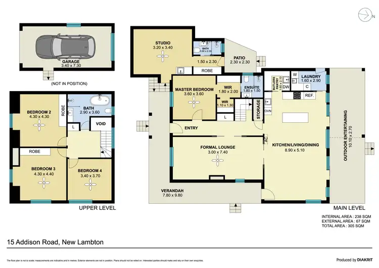 Floorplan of Homely house listing, 15 Addison Road, New Lambton NSW 2305