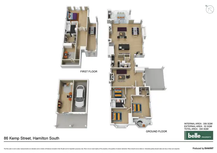 Floorplan of Homely house listing, 86 Kemp Street, Hamilton South NSW 2303