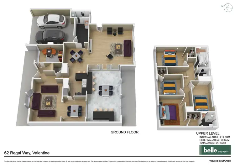 Floorplan of Homely house listing, 62 Regal Way, Valentine NSW 2280