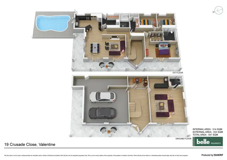 Floorplan of Homely house listing, 19 Crusade Close, Valentine NSW 2280