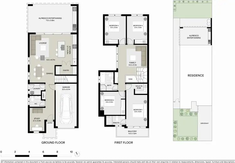 Floorplan of Homely semi-detached listing, 17 Scott Street, Toongabbie NSW 2146
