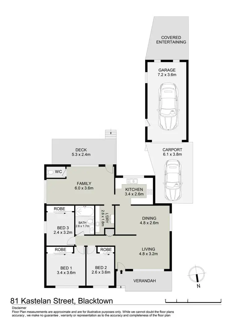 Floorplan of Homely house listing, 81 Kastelan Street, Blacktown NSW 2148