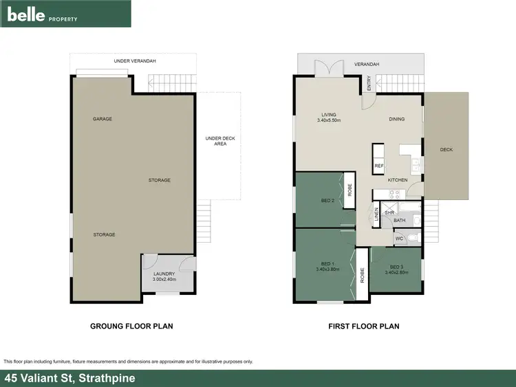Floorplan of Homely house listing, 45 Valiant Crescent, Strathpine QLD 4500