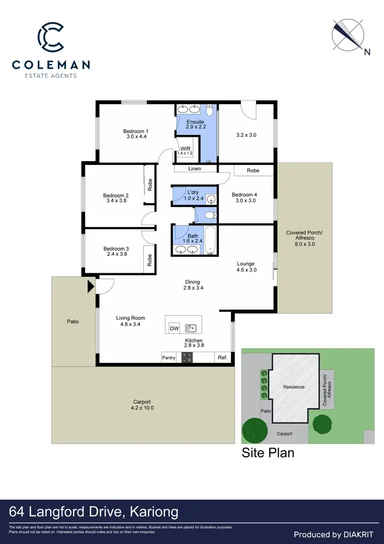 Floorplan of Homely house listing, 64 Langford Drive, Kariong NSW 2250