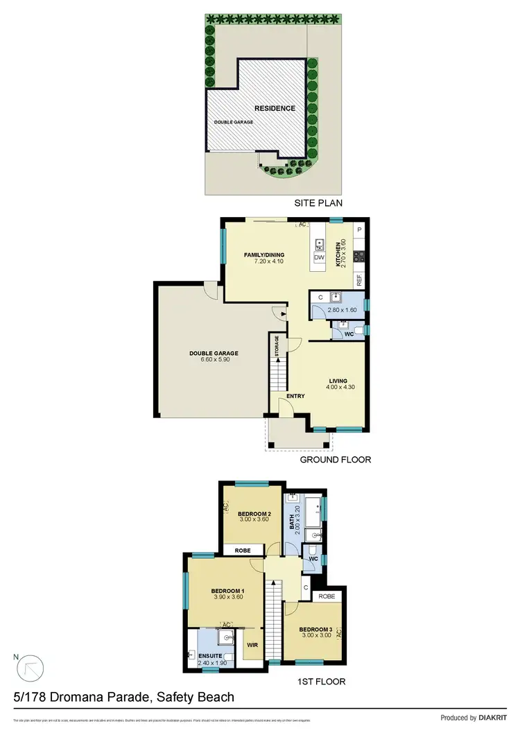 Floorplan of Homely townhouse listing, 5/178 Dromana Parade, Safety Beach VIC 3936