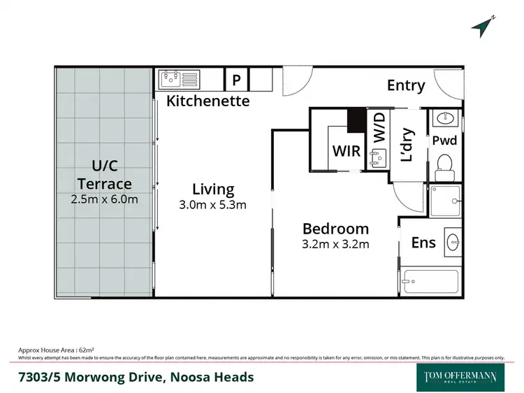Floorplan of Homely unit listing, 7303/5 Morwong Drive, Noosa Heads QLD 4567