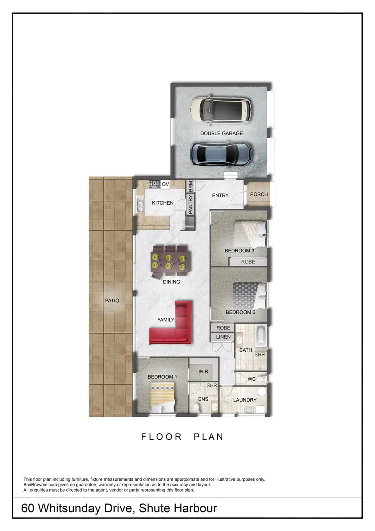 Floorplan of Homely house listing, 60 Whitsunday Drive, Shute Harbour QLD 4802