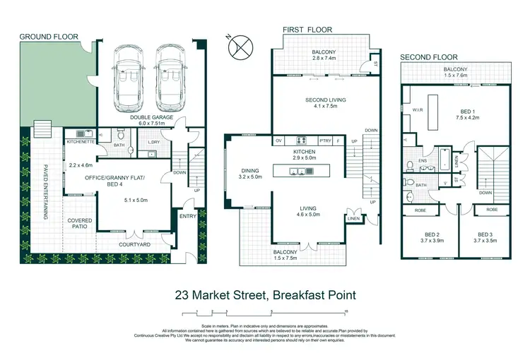 Floorplan of Homely house listing, 23 Market Street, Breakfast Point NSW 2137