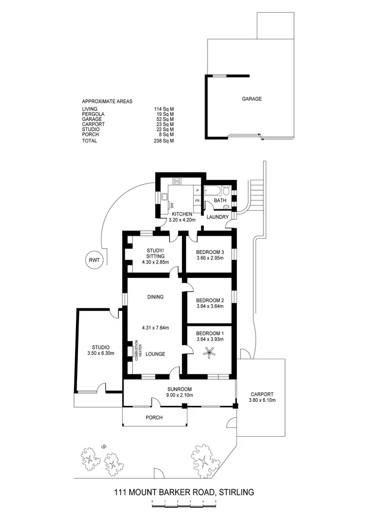 Floorplan of Homely house listing, 111 Mount Barker Road, Stirling SA 5152