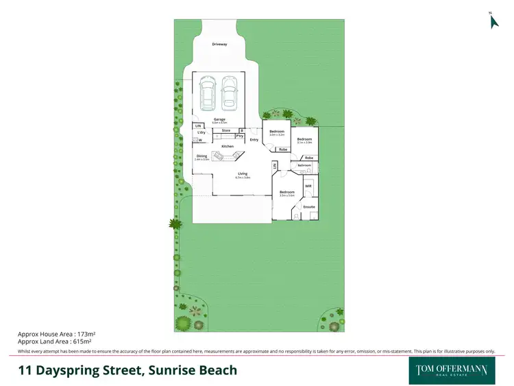 Floorplan of Homely house listing, 11 Dayspring Street, Sunrise Beach QLD 4567