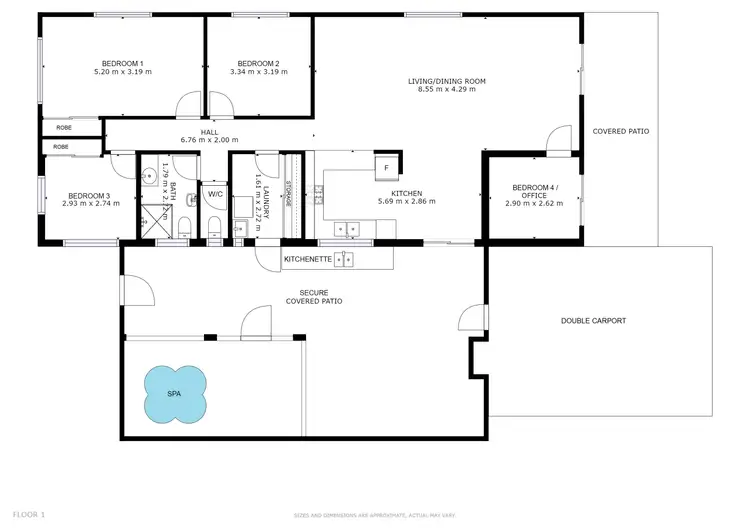 Floorplan of Homely house listing, 21 Hardy Road, Mount Sheridan QLD 4868
