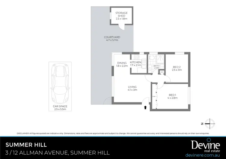 Floorplan of Homely apartment listing, 3/12 Allman Avenue, Summer Hill NSW 2130