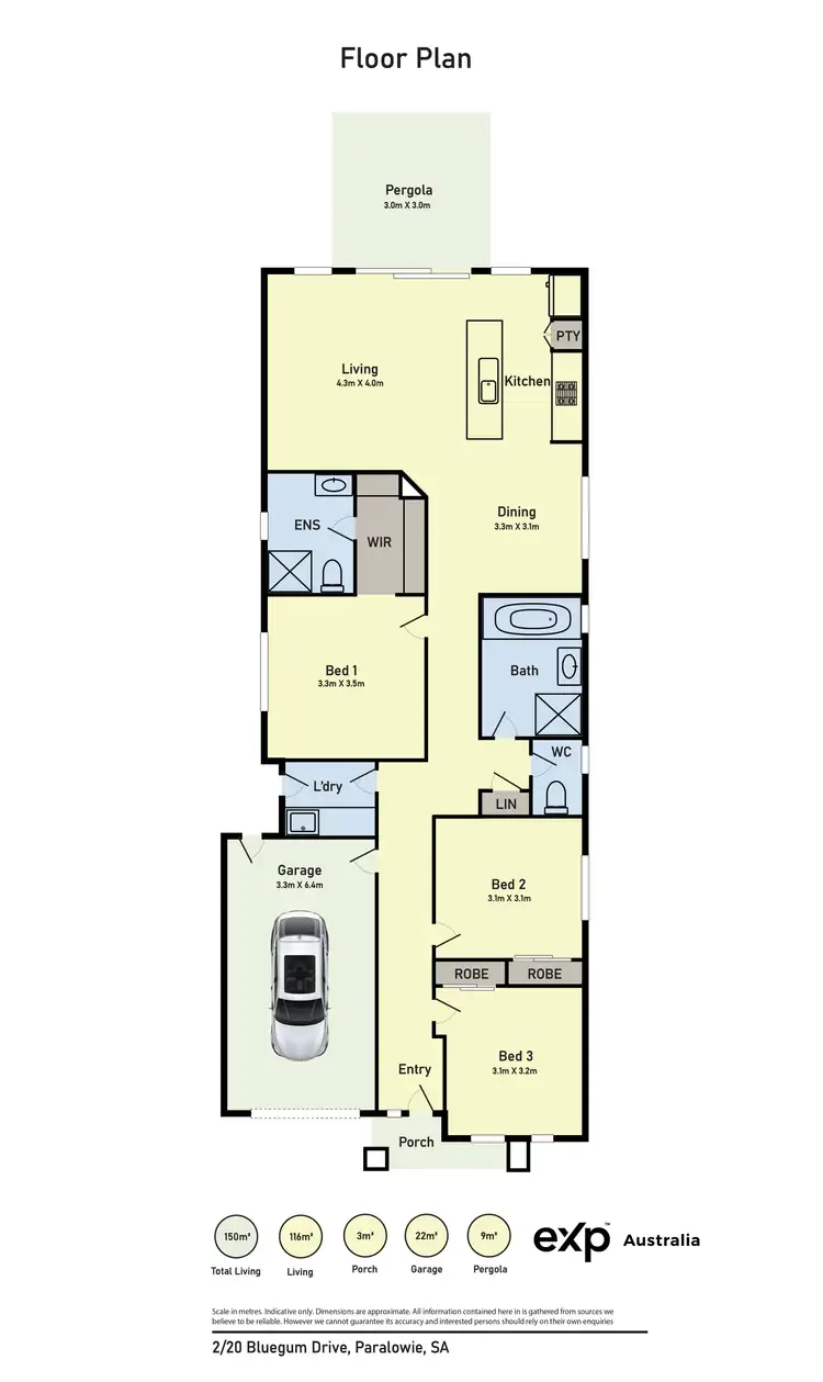 Floorplan of Homely house listing, 2/20 Bluegum Drive, Paralowie SA 5108