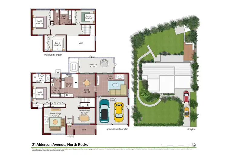 Floorplan of Homely house listing, 21 Alderson Avenue, North Rocks NSW 2151