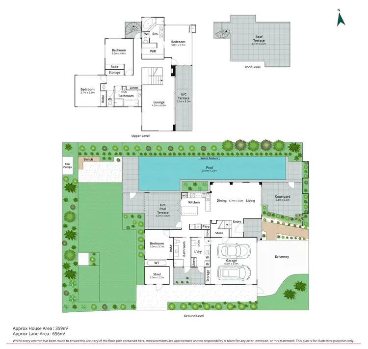 Floorplan of Homely house listing, 11 Tropicana Rise, Castaways Beach QLD 4567