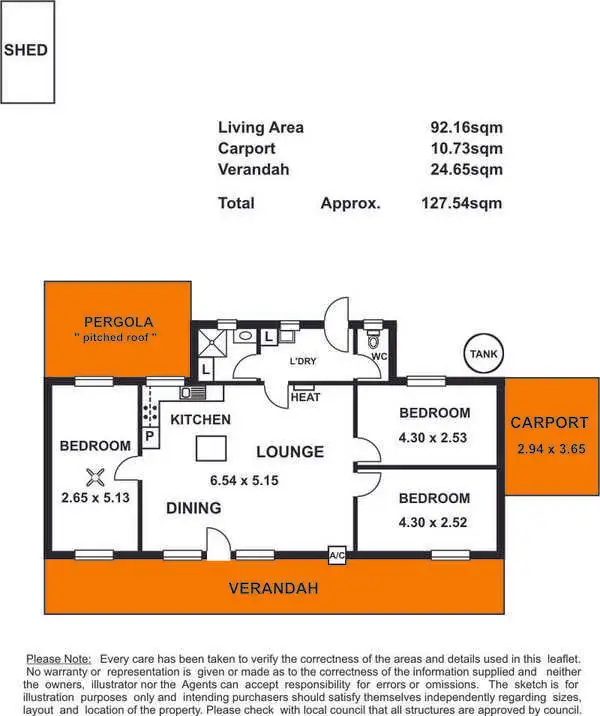 Floorplan of Homely house listing, 21 Belair Avenue, Port Willunga SA 5173