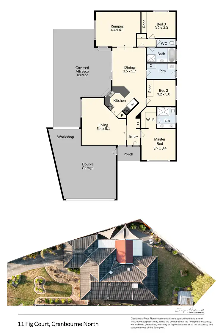 Floorplan of Homely house listing, 11 Fig Court, Cranbourne North VIC 3977