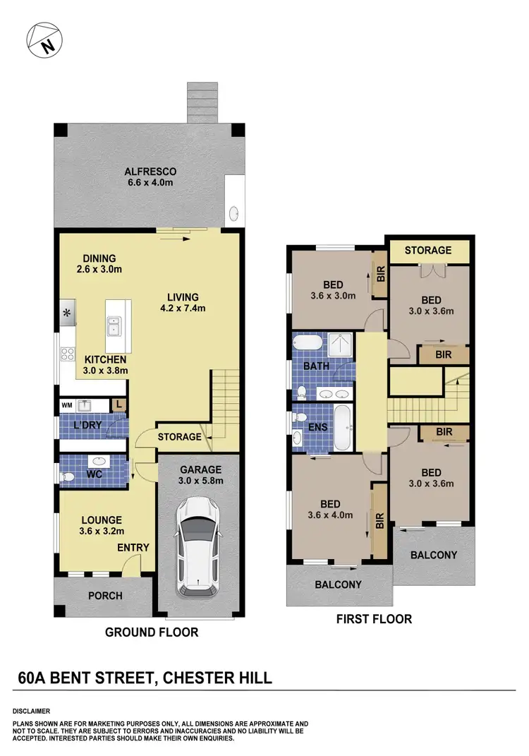 Floorplan of Homely house listing, 60A Bent Street, Chester Hill NSW 2162