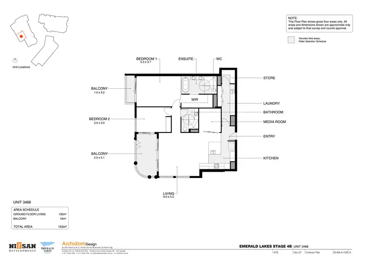 Floorplan of Homely unit listing, 3112/3029 The Boulevard, Carrara QLD 4211