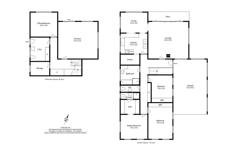 Floorplan of Homely house listing, 43 Leighlands Avenue, Ulverstone TAS 7315