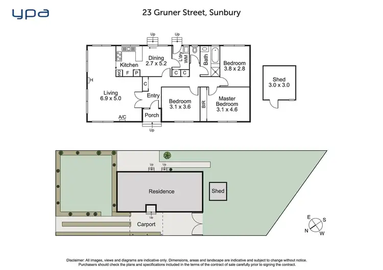 Floorplan of Homely house listing, 23 Gruner Street, Sunbury VIC 3429