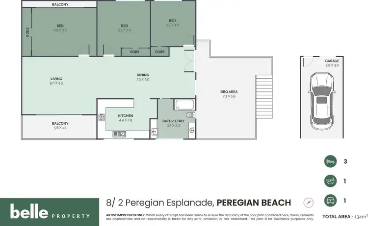 Floorplan of Homely apartment listing, 8/2 Peregian Esplanade, Peregian Beach QLD 4573