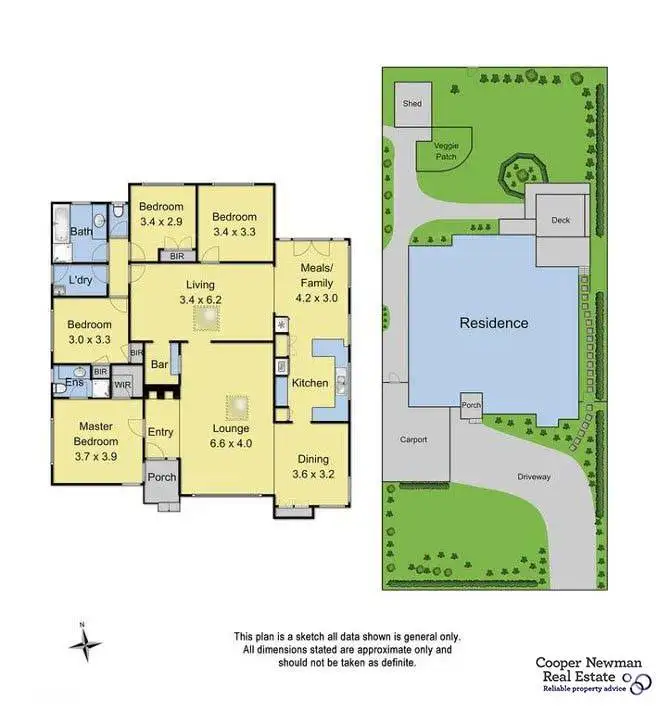 Floorplan of Homely house listing, 3 Ashcombe Drive, Ringwood VIC 3134