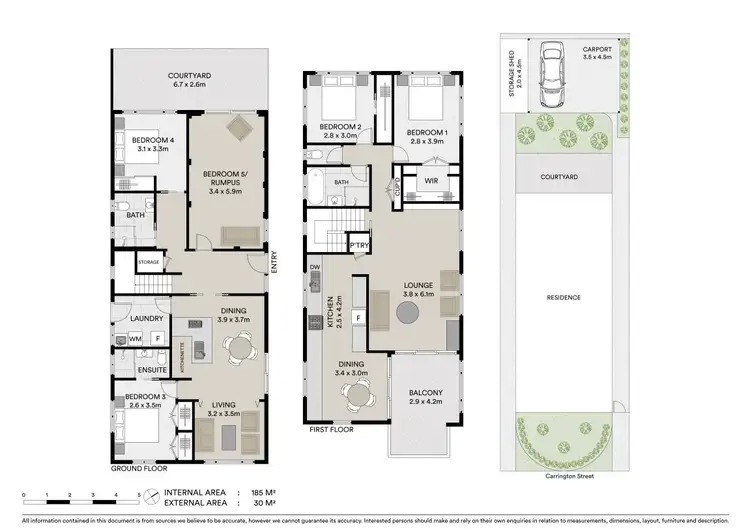 Floorplan of Homely house listing, 6 Carrington Street, Ballina NSW 2478