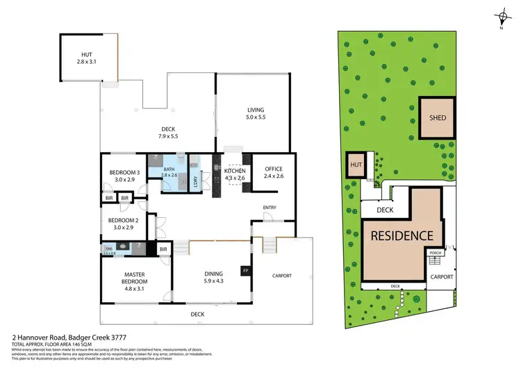 Floorplan of Homely house listing, 2 Hannover Road, Healesville VIC 3777