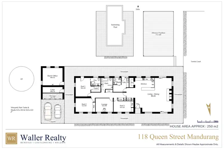 Floorplan of Homely house listing, 118 Queen Street, Mandurang South VIC 3551