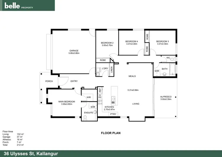 Floorplan of Homely house listing, 36 Ulysses Street, Kallangur QLD 4503
