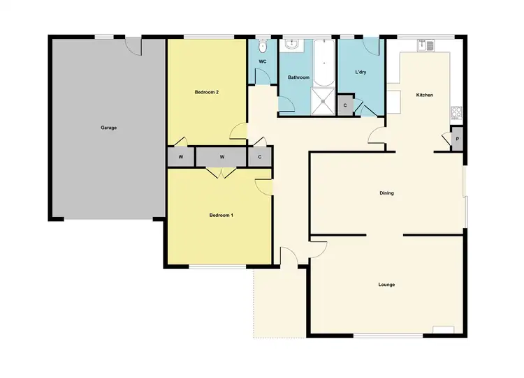 Floorplan of Homely unit listing, 4/110 Campbells Crescent, Redan VIC 3350