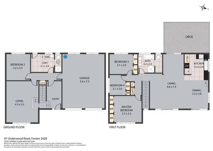 Floorplan of Homely house listing, 47 Underwood Road, Forster NSW 2428