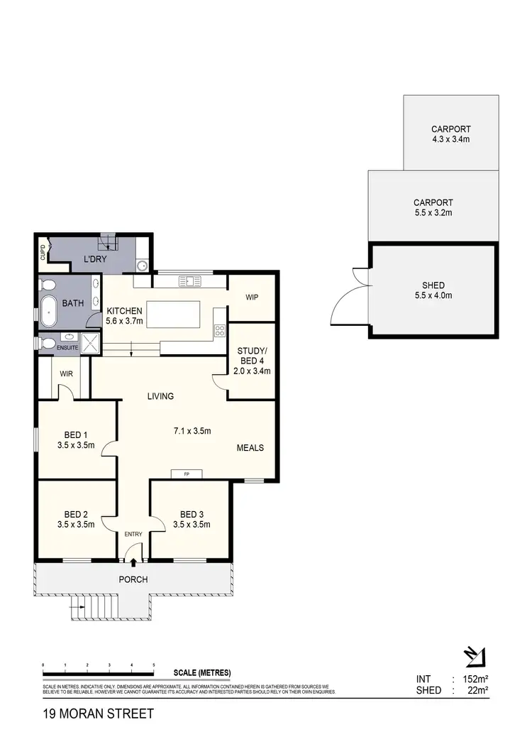 Floorplan of Homely house listing, 19 Moran Street, Long Gully VIC 3550