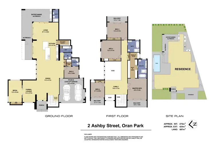 Floorplan of Homely house listing, 2 Ashby Street, Oran Park NSW 2570