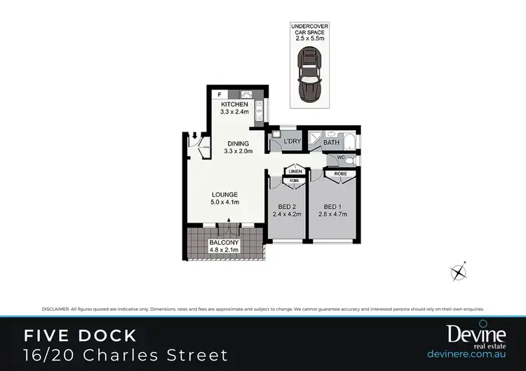Floorplan of Homely apartment listing, 16/20 Charles Street, Five Dock NSW 2046