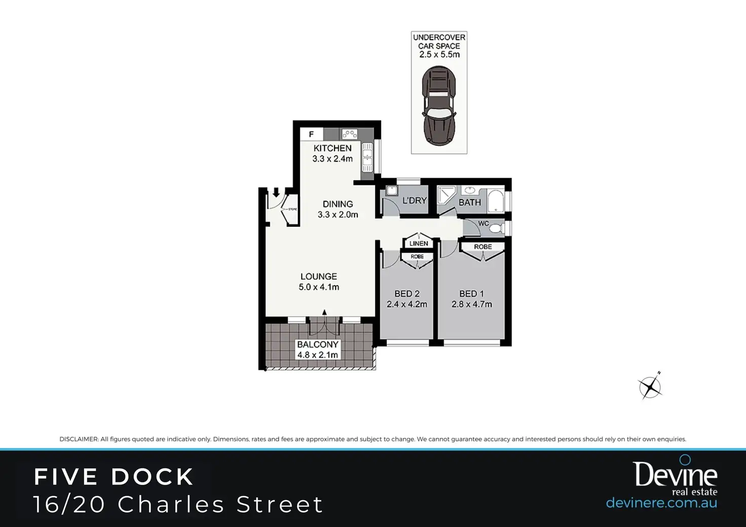 Floorplan of Homely apartment listing, 16/20 Charles Street, Five Dock NSW 2046
