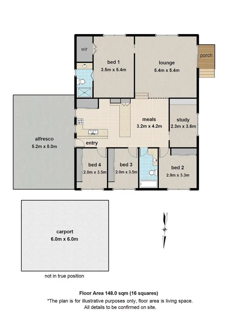 Floorplan of Homely house listing, 8 George Road, Healesville VIC 3777