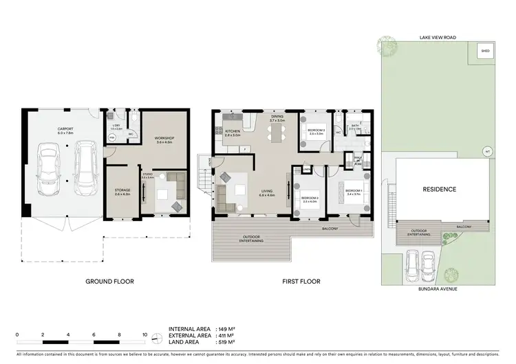 Floorplan of Homely house listing, 45 Bundara Avenue, Wamberal NSW 2260