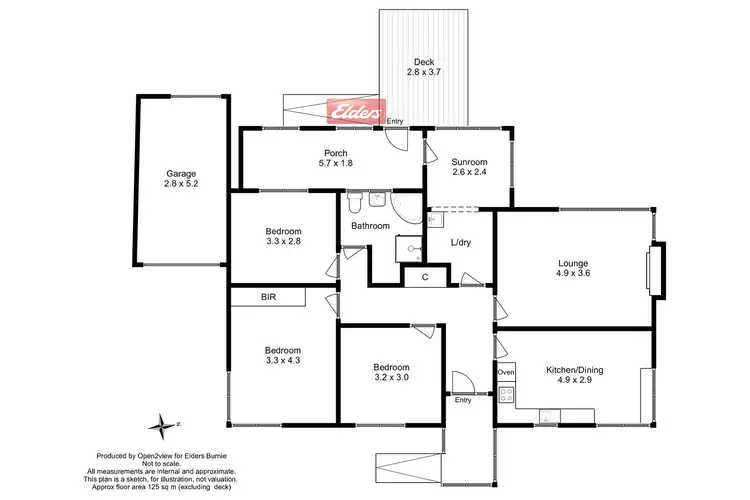 Floorplan of Homely house listing, 2 Pine Crescent, Wynyard TAS 7325