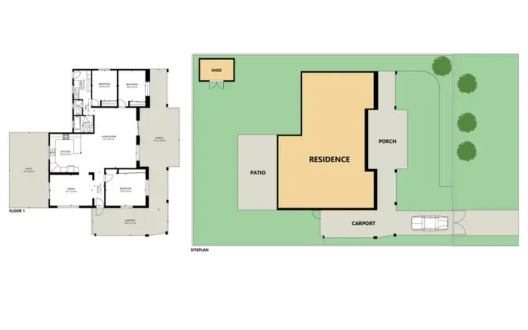 Floorplan of Homely house listing, 61 Mestrez Street, Mooroobool QLD 4870