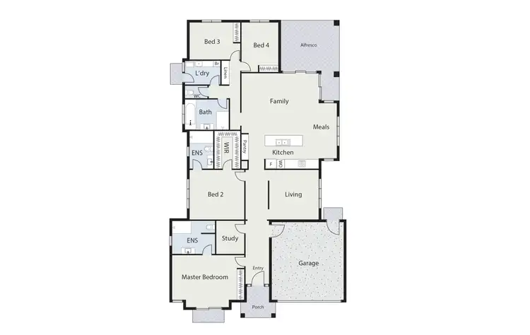 Floorplan of Homely house listing, 5 Rosebery Street, Fisher ACT 2611