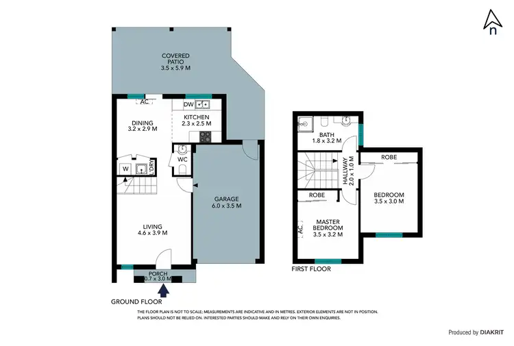 Floorplan of Homely townhouse listing, 2/161 Albert Street, Reservoir VIC 3073