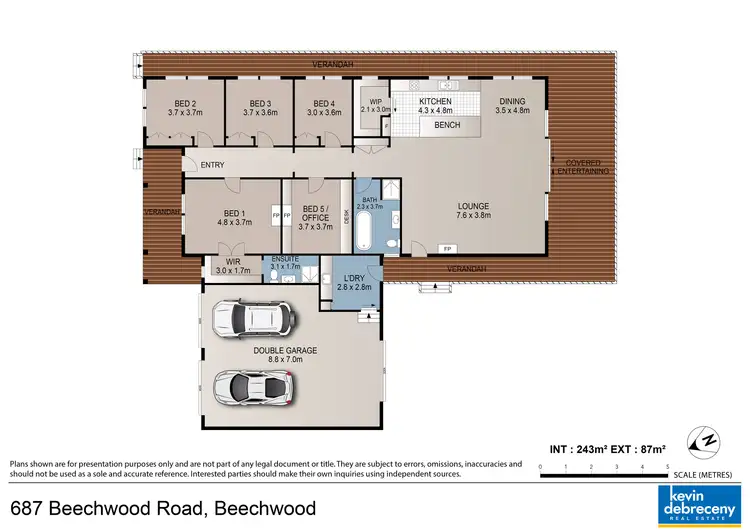 Floorplan of Homely house listing, 687 Beechwood Road, Beechwood NSW 2446