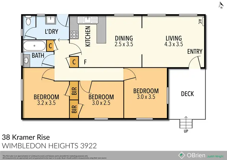 Floorplan of Homely house listing, 38 Kramer Rise, Wimbledon Heights VIC 3922