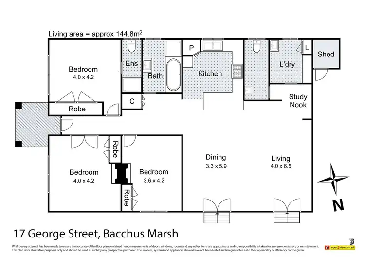 Floorplan of Homely house listing, 17 George Street, Bacchus Marsh VIC 3340