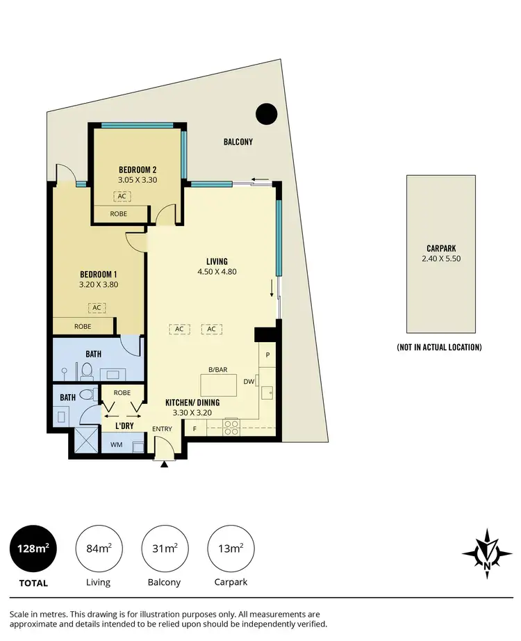 Floorplan of Homely apartment listing, 1101/180 Franklin Street, Adelaide SA 5000